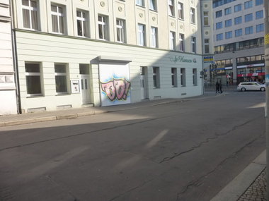 Graffiti Bombing in Magdeburg - Photo by Candyflip - oo, ohoh, magdeburg