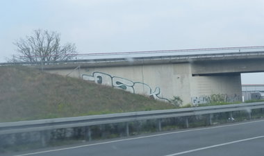 Graffiti Bombing in Wendeburg - Photo by Candyflip - qsk, a2, braunschweig