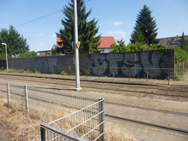 Graffiti Bombing in Brunswick - Photo by Candyflip - bf, btsv, braunschweig