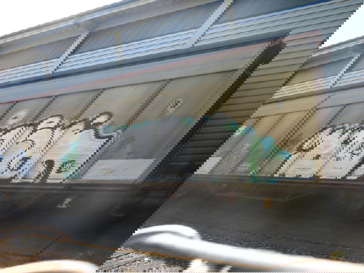 Graffiti Train in Brunswick - Photo by Candyflip