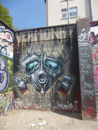 Graffiti Wall in Brunswick - Photo by Candyflip - monk, braunschweig