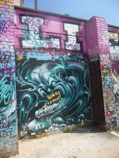Graffiti Wall in Brunswick - Photo by Candyflip - monk, braunschweig