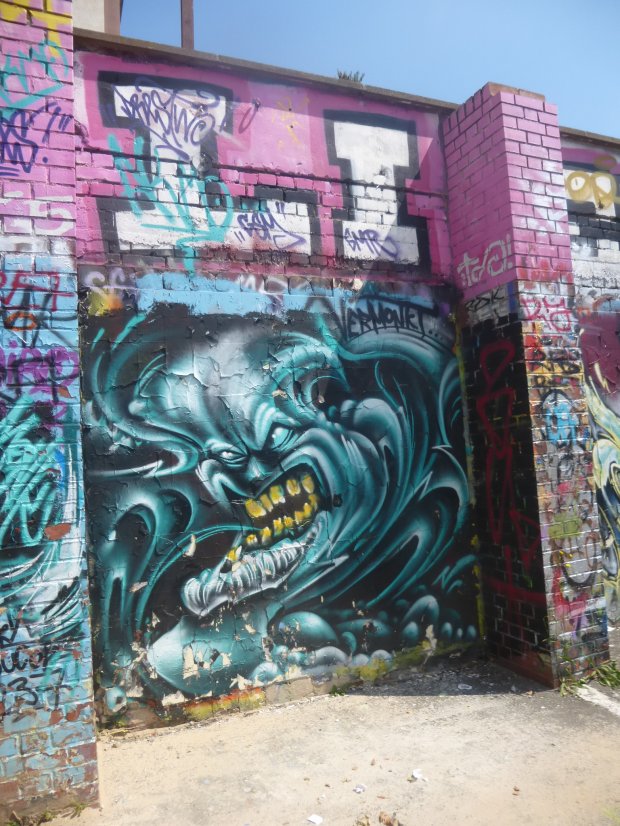 Graffiti Wall in Brunswick - Photo by Candyflip - monk, braunschweig