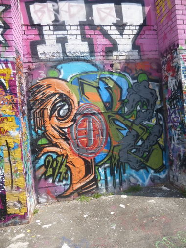 Graffiti Wall in Brunswick - Photo by Candyflip - pokz, braunschweig