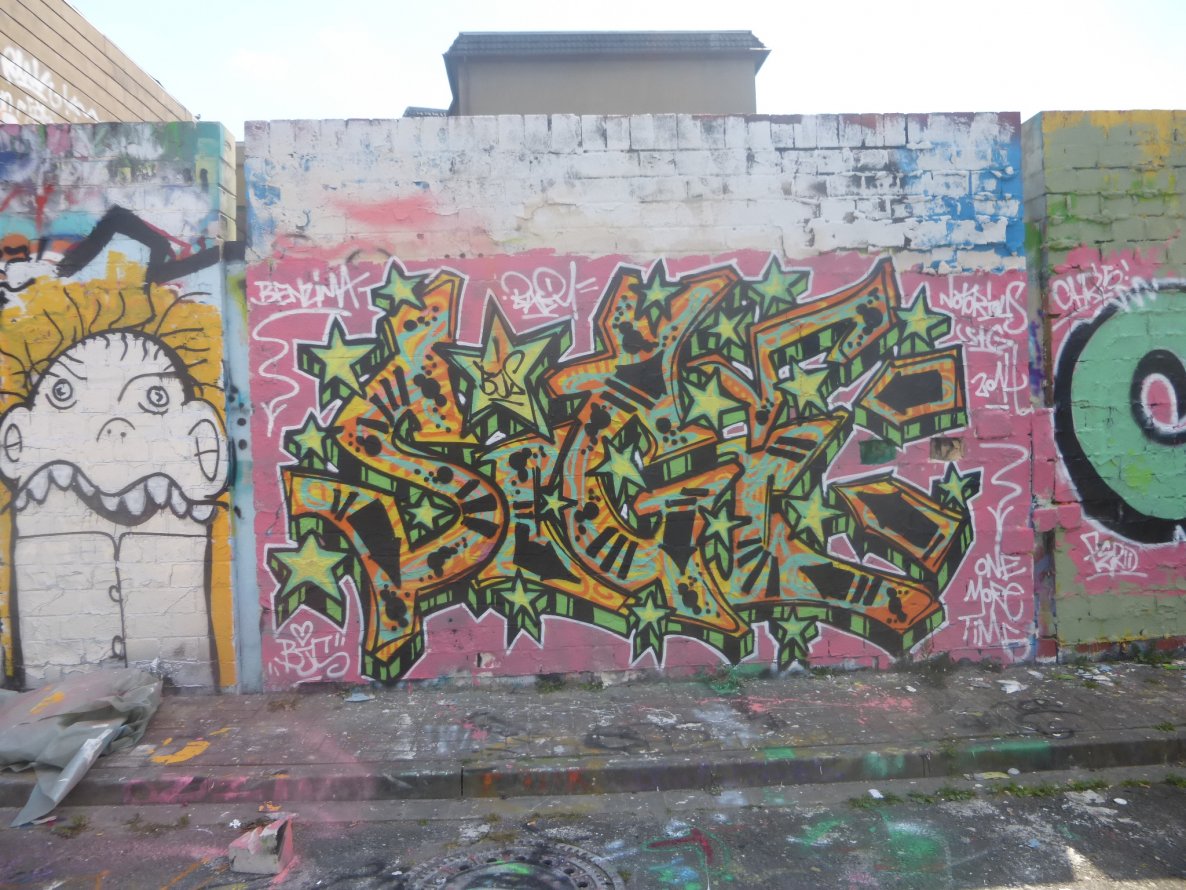 Graffiti Wall in Brunswick - Photo by Candyflip - sige, braunschweig