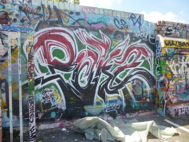 Graffiti Wall in Brunswick - Photo by Candyflip - pokz