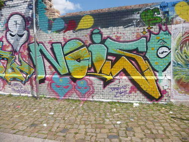Graffiti Wall in Brunswick - Photo by Candyflip - nois, braunschweig