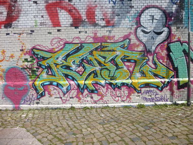 Graffiti Wall in Brunswick - Photo by Candyflip - fear, braunschweig