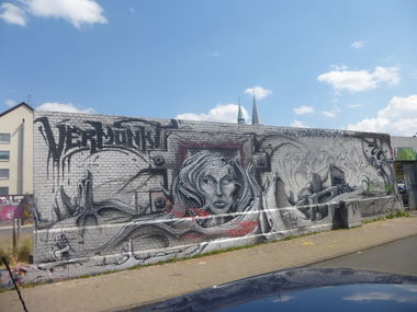 Graffiti Wall in Brunswick - Photo by Candyflip - monk, braunschweig