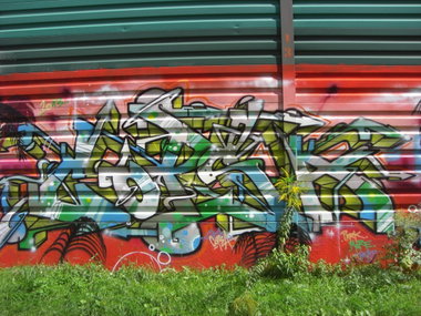 Graffiti Wall in Magdeburg - Photo by Candyflip - copsa, magdeburg