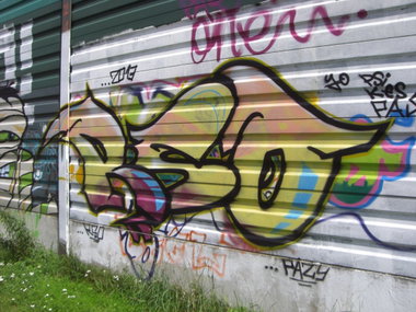 Graffiti Wall in Magdeburg - Photo by Candyflip - rso, magdeburg