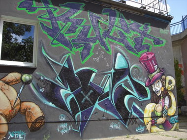 Graffiti Wall in Magdeburg - Photo by Candyflip - kult, sone, magdeburg