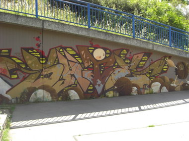 Graffiti Wall in Magdeburg - Photo by Candyflip - shte, magdeburg