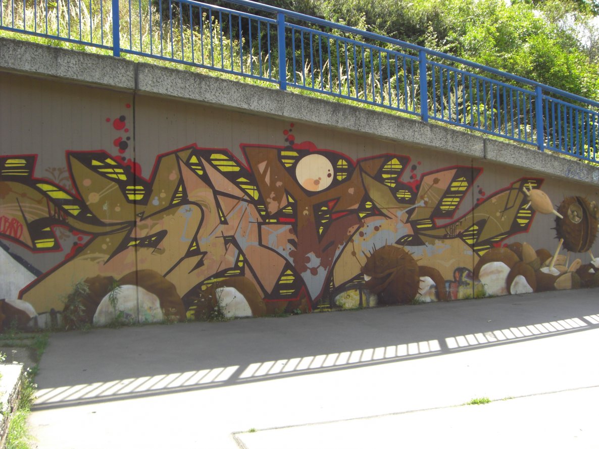 Graffiti Wall in Magdeburg - Photo by Candyflip - shte, magdeburg
