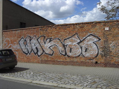Graffiti Bombing in Magdeburg - Photo by Candyflip - wak, oo, ohoh