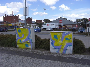 Graffiti Bombing in Magdeburg - Photo by Candyflip - 24, magdeburg