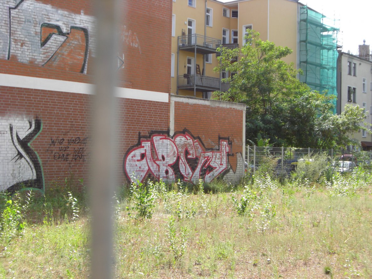 Graffiti Bombing in Magdeburg - Photo by Candyflip
