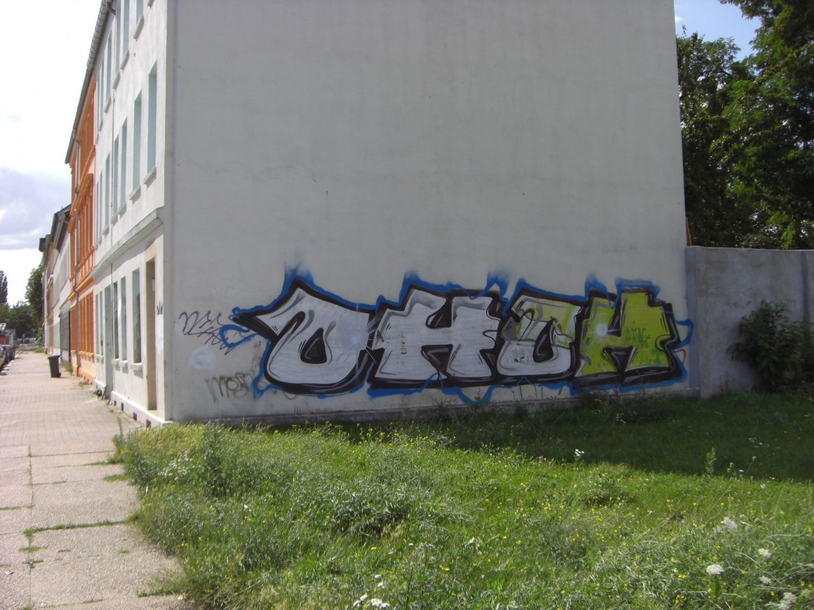 Graffiti Bombing in Magdeburg - Photo by Candyflip - ohoh, oo, magdeburg