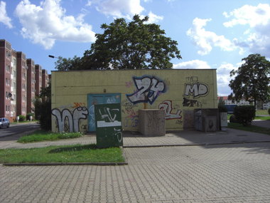 Graffiti Bombing in Magdeburg - Photo by Candyflip - nf, 24, md