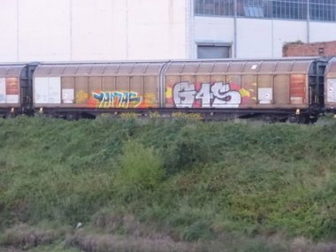 Graffiti Wall in Magdeburg - Photo by Candyflip - freight, magdeburg, yamas