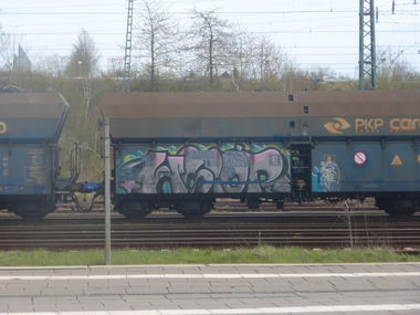Graffiti Train - Photo by Candyflip - wsior