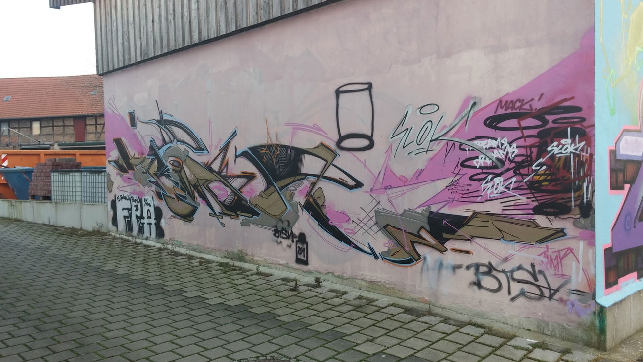 Graffiti Wall in Braunschweig - Photo by Candyflip (2015)