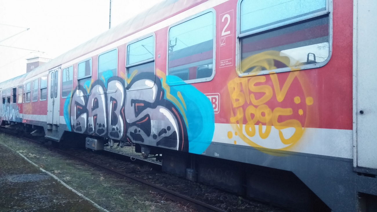 Graffiti Train - Photo by Candyflip - cabs, btsv, cattiva (2015)