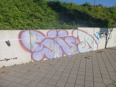 Graffiti Bombing in Magdeburg - Photo by Candyflip - süd, sued