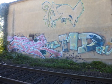 Graffiti Wall in Magdeburg - Photo by Candyflip - 2fel, zweifel, mdcrew.