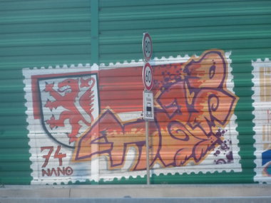 Graffiti Wall in Magdeburg - Photo by Candyflip - magdeburg, nano