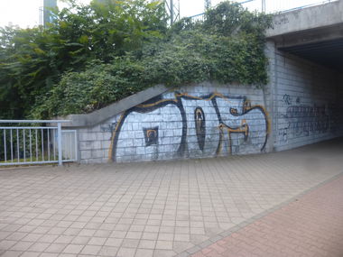 Graffiti Bombing in Magdeburg - Photo by Candyflip - oo, ohoh