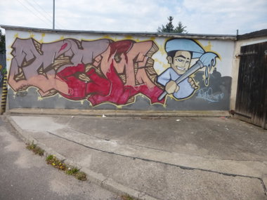 Graffiti Wall in Magdeburg - Photo by Candyflip - cem