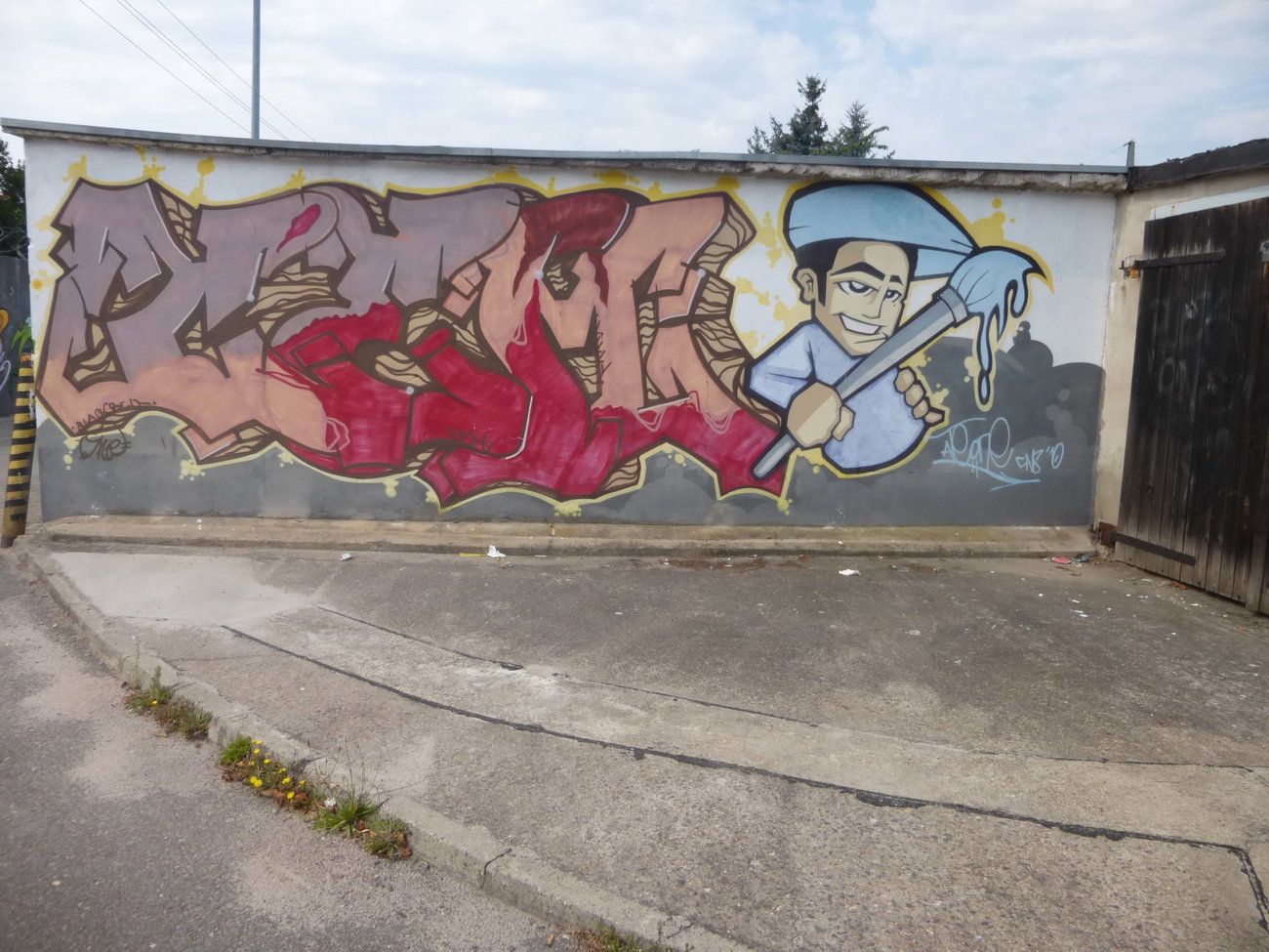 Graffiti Wall in Magdeburg - Photo by Candyflip - cem