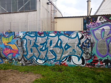 Graffiti Wall in Magdeburg - Photo by Candyflip - berd, bert, magdeburg