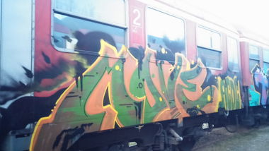 Graffiti Train - Photo by Candyflip - move, acdc, trasher (2015)