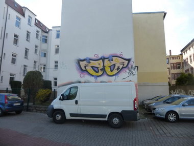Graffiti Bombing in Magdeburg - Photo by Candyflip - oo, ohoh