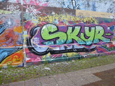 Graffiti Wall in Braunschweig - Photo by Candyflip - skyr