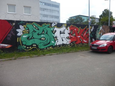 Graffiti Wall in Magdeburg - Photo by Candyflip - smek
