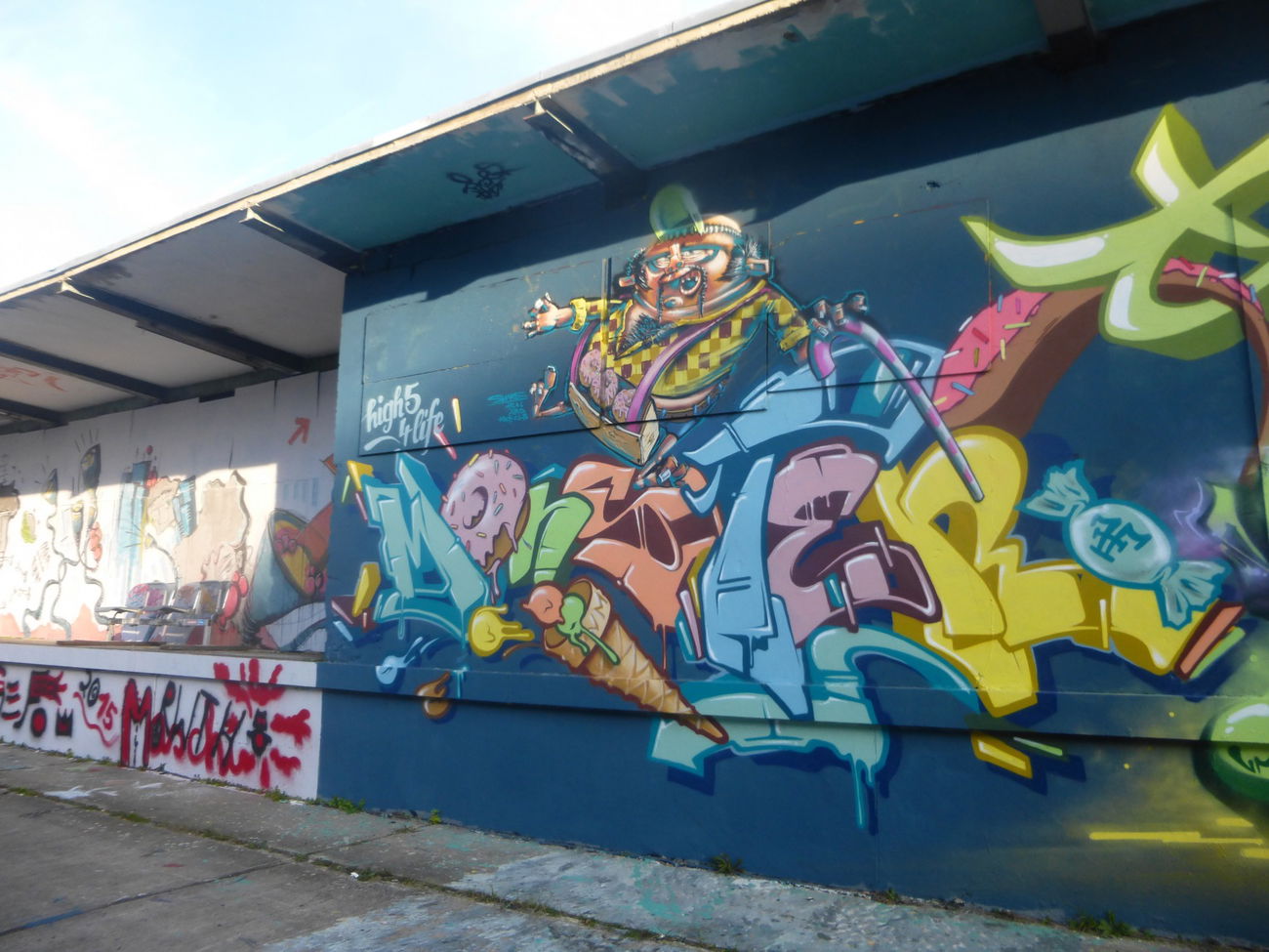 Graffiti Wall in Magdeburg - Photo by Candyflip - Aersol, Arena, Magdeburg