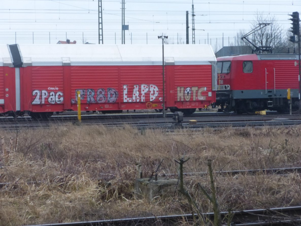 Graffiti Train - Photo by Candyflip - 2pac, lapd, fr8d