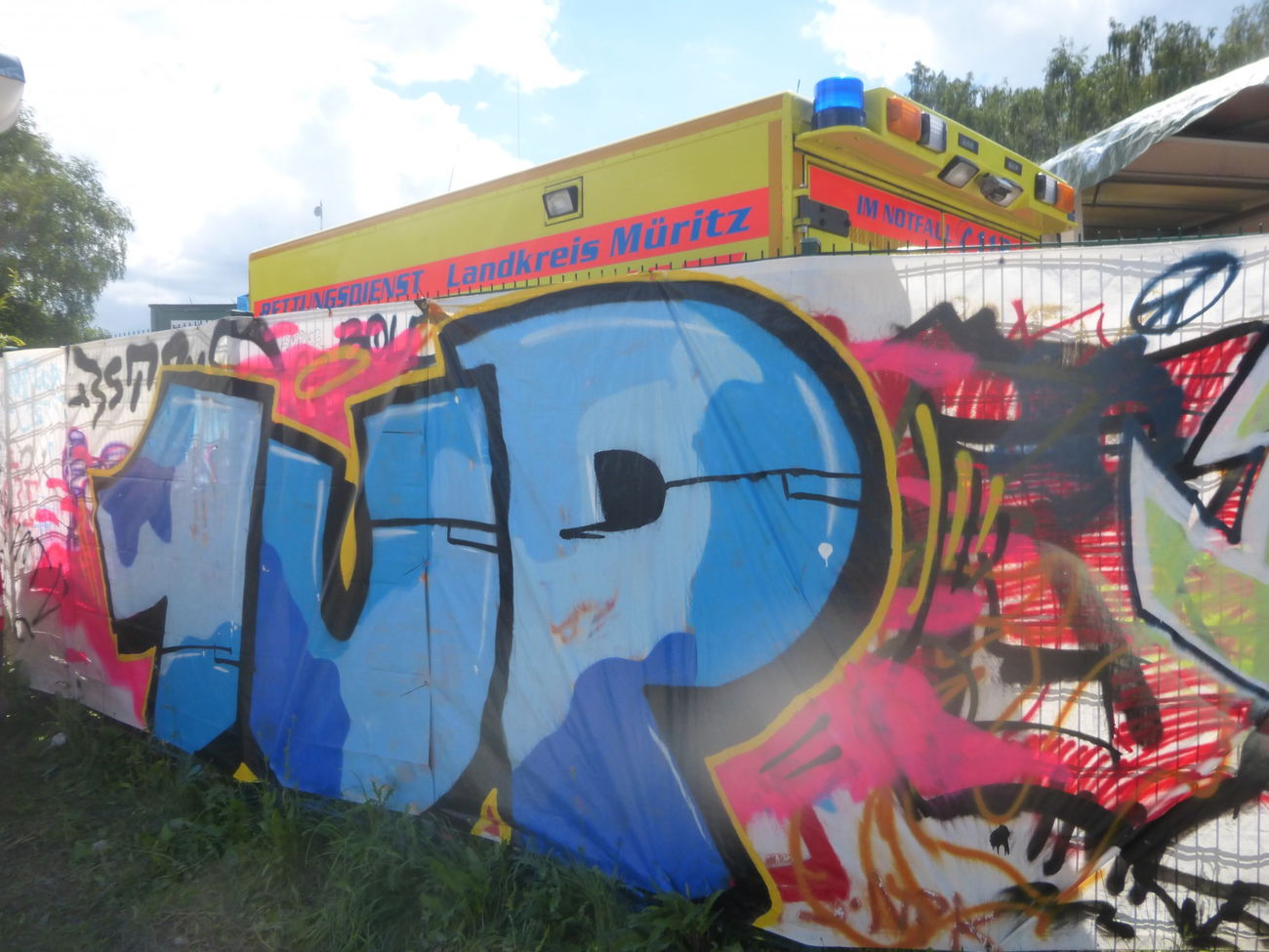 Graffiti Artwork in Deutschland - Photo by Candyflip - 1up, fusion (2016)