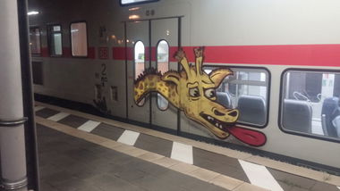 Graffiti Train - Photo by Candyflip