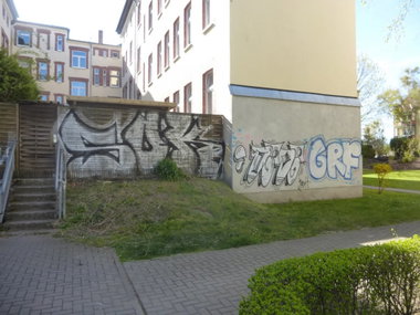 Graffiti Wall in Magdeburg - Photo by Candyflip - sok, grf