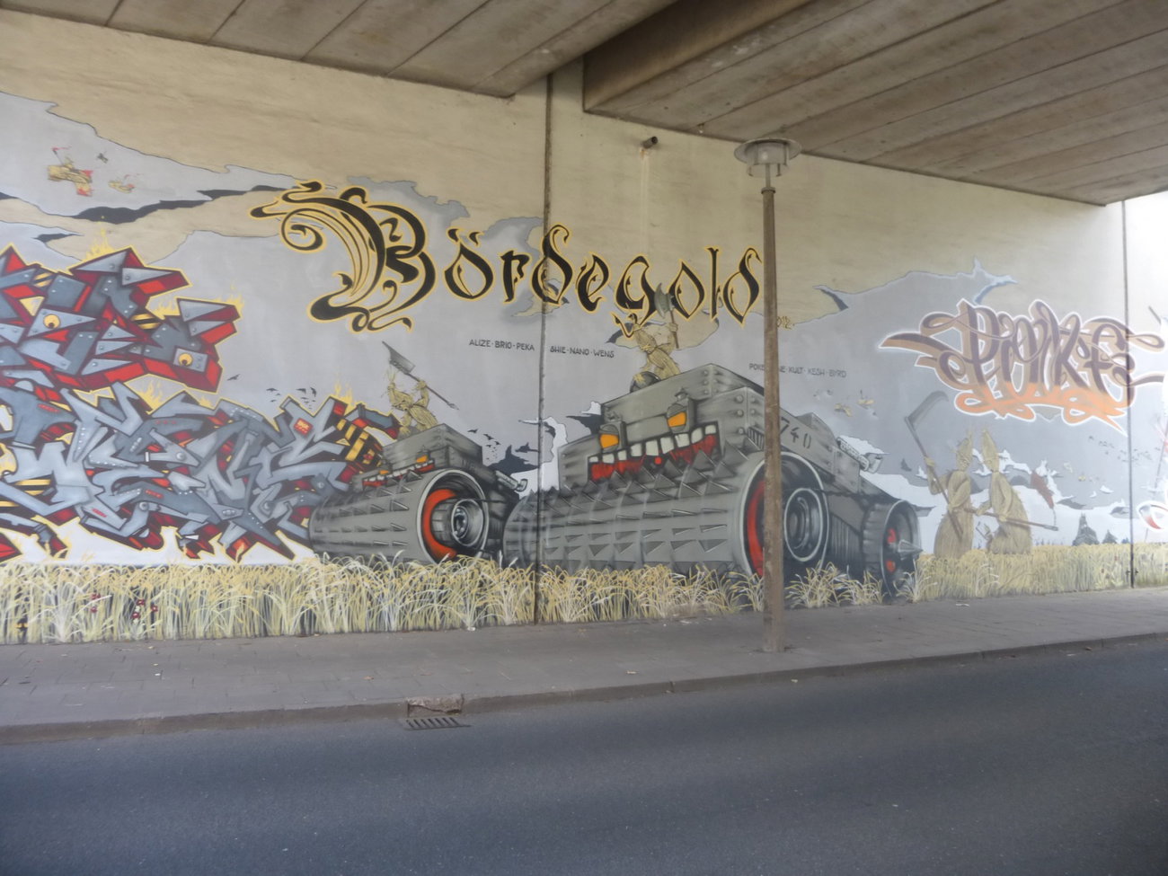 Graffiti Wall in Magdeburg - Photo by Candyflip - alize, brio, peka