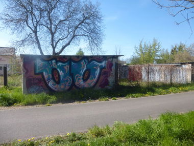 Graffiti Bombing in Magdeburg - Photo by Candyflip - oo, ohoh
