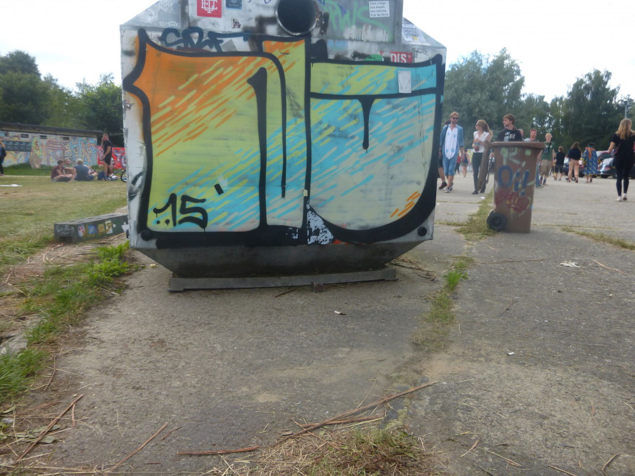 Graffiti Artwork in Lärz - Photo by Candyflip - no, no, crew (2015)