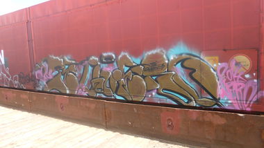 Graffiti Train in Braunschweig - Photo by Candyflip - ?, braunschweig