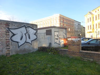 Graffiti Bombing in Magdeburg - Photo by Candyflip - oo, ohoh, süd