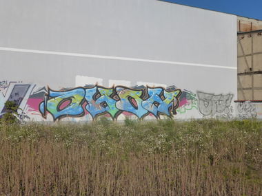 Graffiti Bombing in Magdeburg - Photo by Candyflip - oo, ohoh, sfo