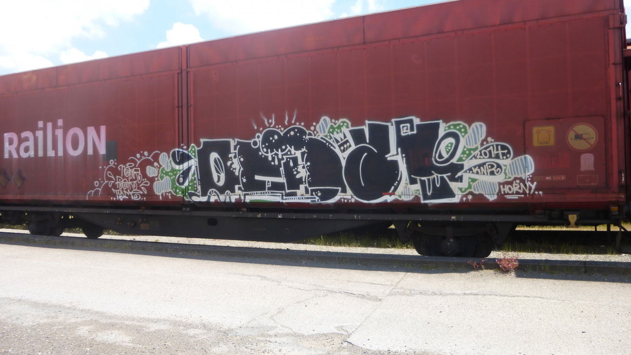 Graffiti Train in Braunschweig - Photo by Candyflip - ochat, knr, braunschweig